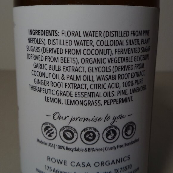 ALL-NATURAL FLOOR CLEANER by Rowe Casa Organics / New / Concentrate / 8 FL Oz - Picture 3 of 7